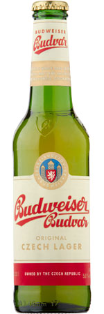 Budweiser Budvar 5% 12x330ml Bottles