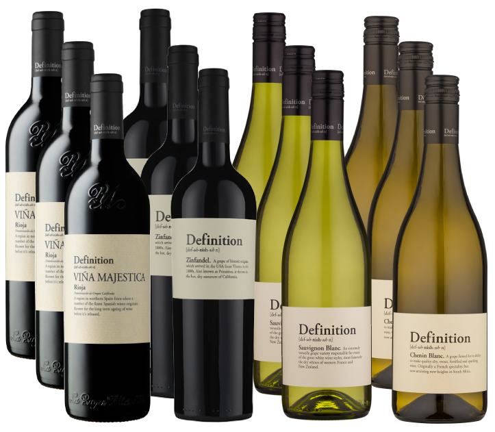 Picture of Definition Classic Selection 12 Mixed Wine Case
