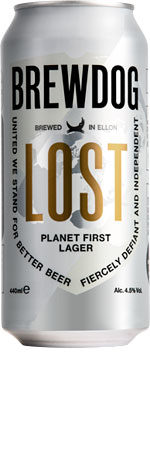 Picture of BrewDog Lost Lager 4.5% 10x440ml Cans