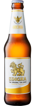 Singha Premium Lager 5% 24x330ml Bottles