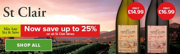 St Clair  Save up to 25% on all St Clair wines
