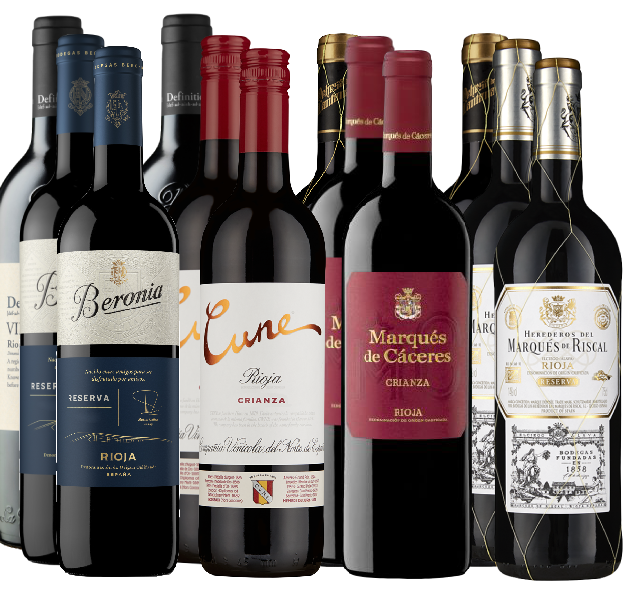 Rioja 12 Bottle Red Wine Case