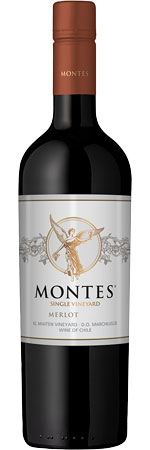 Montes Single Vineyard Merlot, Colchagua Valley 2022