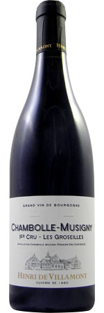 Henri de Villamont 'Les Groseilles' Chambolle-Musigny Premier Cru 2014/18