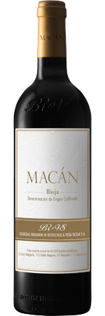 Bodegas Benjamin de Rothschild & Vega Sicilia Macán Rioja 2018 - Red Wine