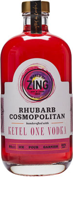 Picture of World of Zing Rhubarb Cosmopolitan 50cl