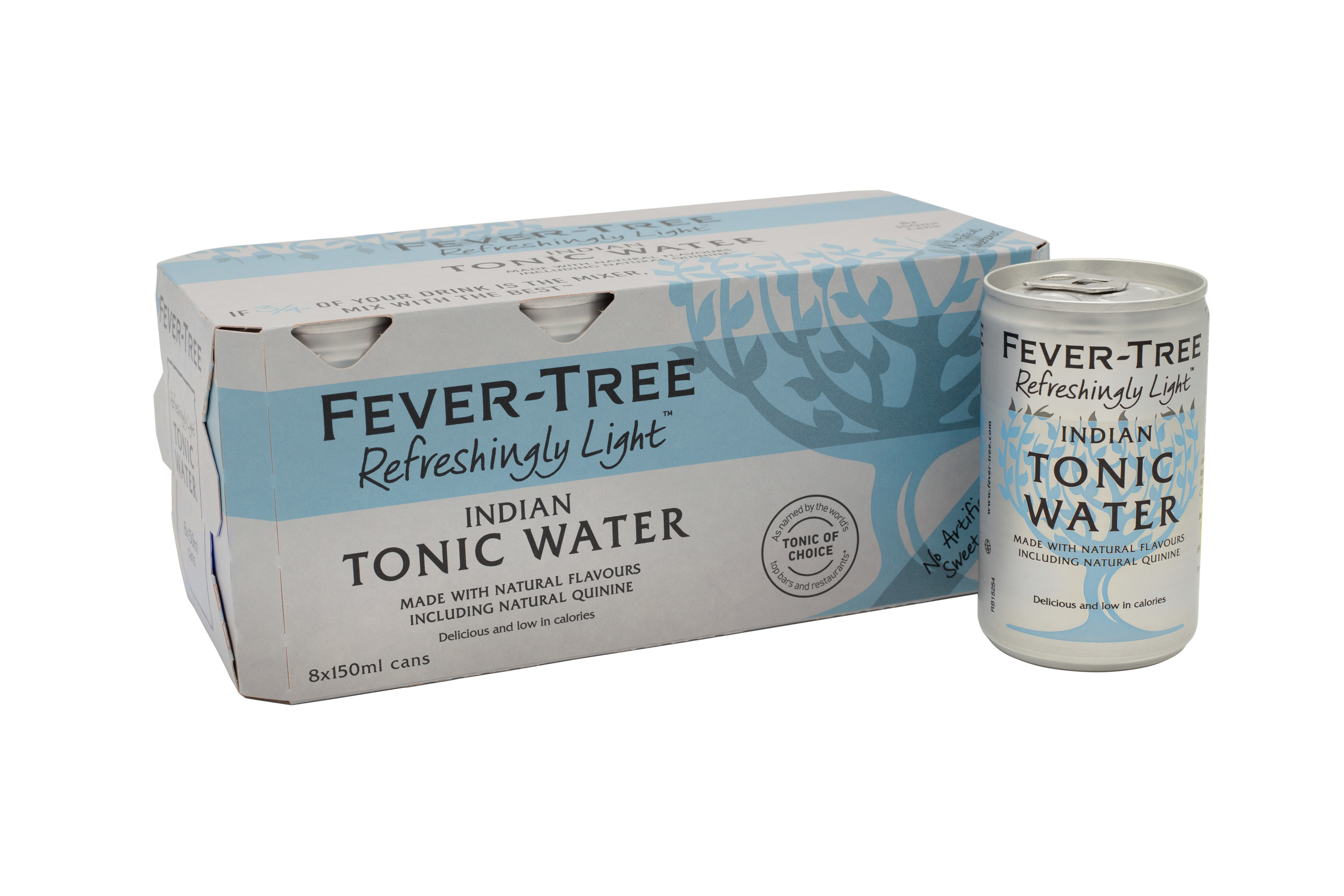 Fever Tree Light Tonic 8x150ml Cans