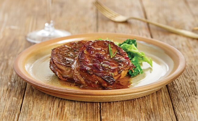 Pot-roasted breast of lamb with anchovies, redcurrant & rosemary Recipe