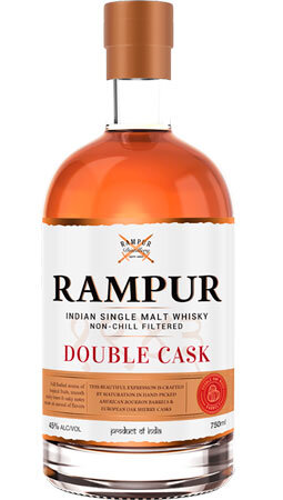 Click to view product details and reviews for Rampur Double Cask Single Malt Whisky India.