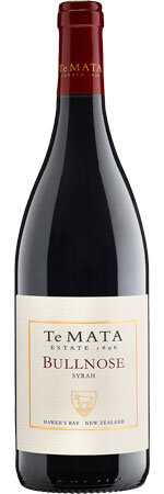 Te Mata 'Bullnose' Syrah 2021/22, Hawke's Bay