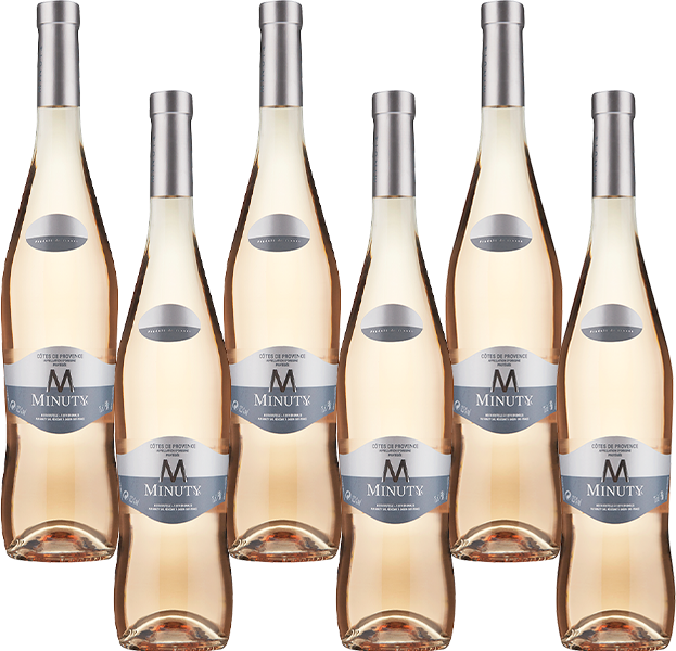 Château Minuty 'M de Minuty' Rosé 6 Bottle Wine Case