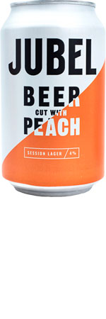 Jubel Beer Cut with Peach 4% 4x330ml Cans