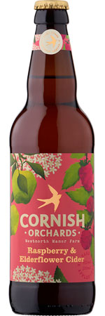 Cornish Orchard Raspberry & Elderflower 4% 12x500ml Bottles