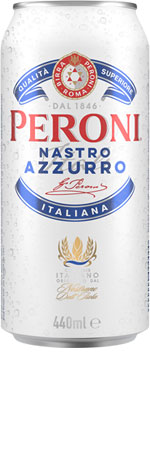 Peroni Nastro Azzurro 5% 4x440ml Cans