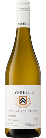 Tyrrell's 'Vineyard Selection' Semillon 2023, Hunter Valley