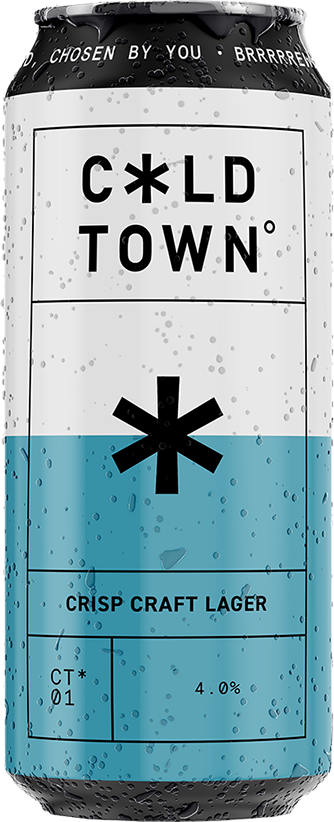 Cold Town Lager 4% 24x440ml Cans