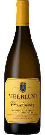 Meerlust Chardonnay 2022/23 - Stellenbosch - White Wine - Peach Oak Notes