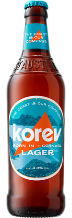 Picture of St Austell Korev Lager 4.8% 12x500ml Bottles