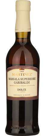 Marsala Superiore Garibaldi Dolce DOC Martinez, Marsala DOC, Sicily, Italy