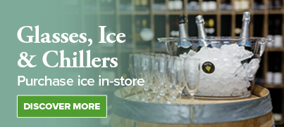 Glasses, Ice & Chillers, Party Services