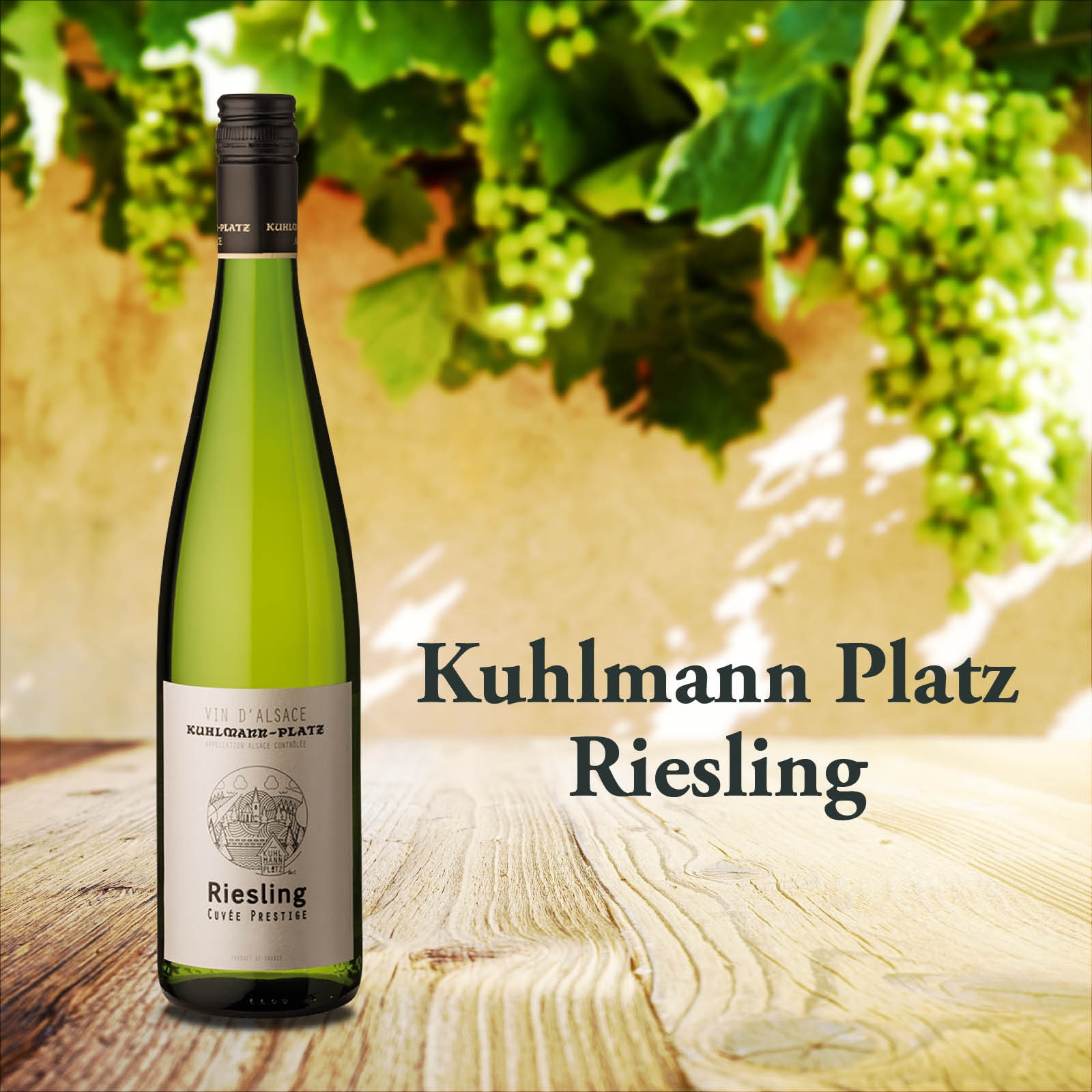 Cave Vinicole de Hunawihr Kuhlmann-Platz Riesling, Alsace