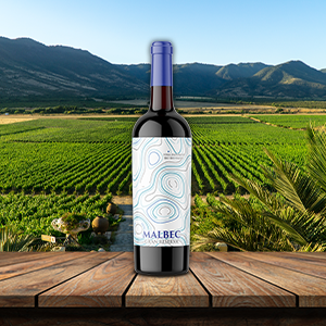 Initials by Viña Indómita Gran Reserva Malbec, Biobío Valley, Chile