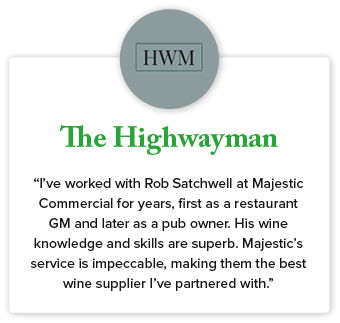 Testimonial from The Highwayman Pub