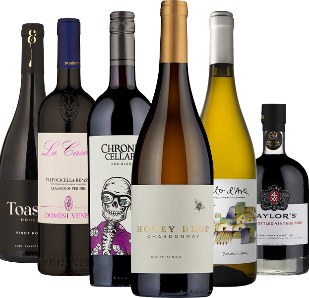 Pair with Chocolate 6 Bottle Mixed Wine Case
