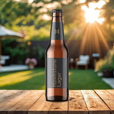 Hawkstone Premium lager 12x330ml Bottles 4.8%