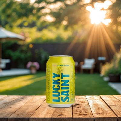 Lucky Saint Lemon Lager 4x330ml Cans