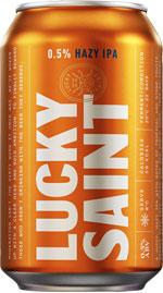 Image of Lucky Saint 0.5% Hazy IPA 4x330ml Cans
