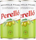 Twin Pack Perello Manzanilla Picante Pitted Olives 2x150g