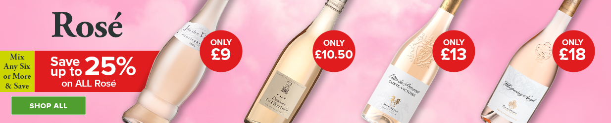 Save up to 25% off ALL Rosé