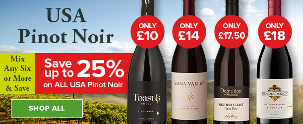 Save up to 25% of ALL USA Pinot Noir
