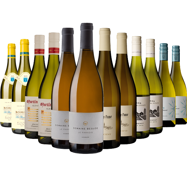 Image of The Elegant Whites 12 Bottle White Wine Case