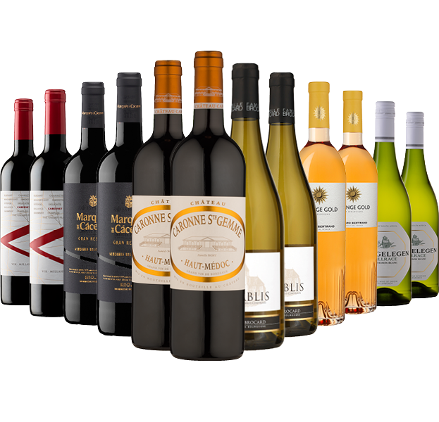 Picture of The Perfect Pairing 12 Bottle Mixed Wine Case