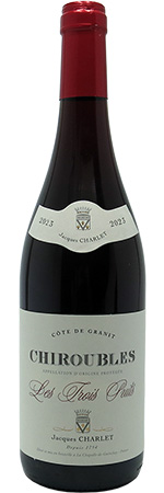 Jacques Charlet Les Trois Puits, Chiroubles, Beaujolais, 2023