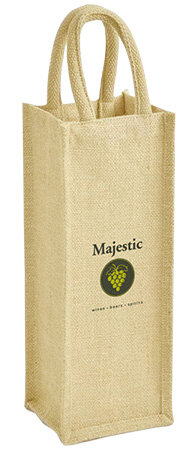 Picture of Majestic 1 Bottle Jute Bag