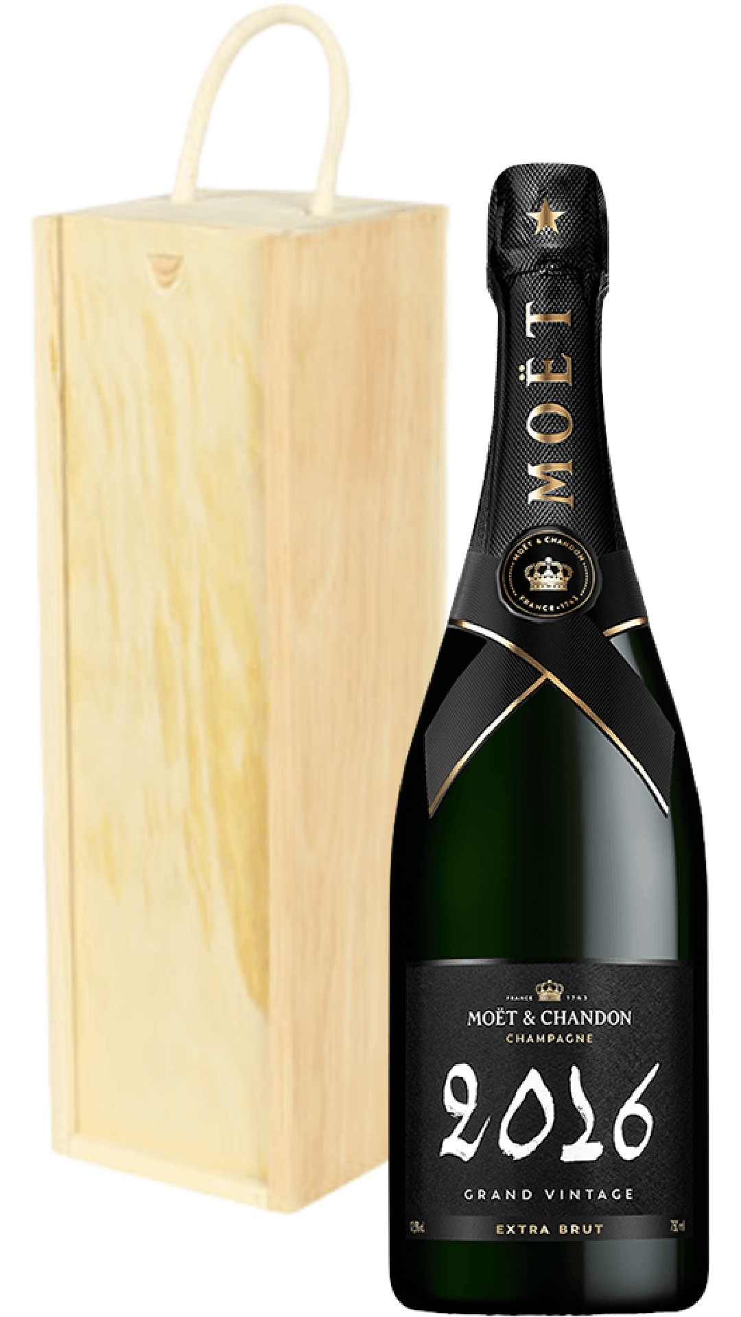 Moët & Chandon 'Grand Vintage' Champagne in Wooden Box