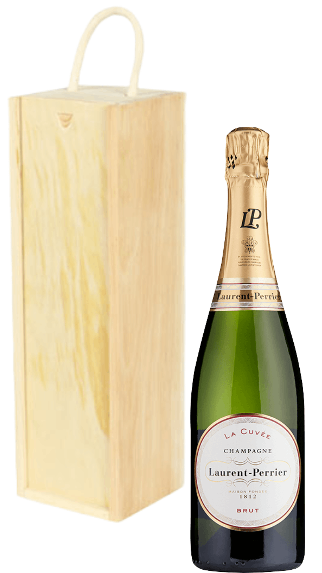 Laurent-Perrier 'La Cuvée' Brut Champagne in Wooden Box