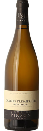 Image of Chablis 1er Cru Montmain, Domaine Pinson Freres 2021, France
