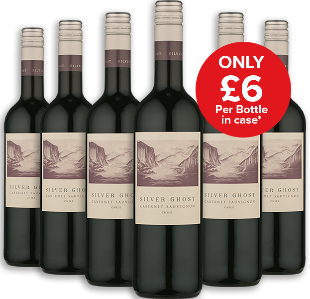 Silver Ghost Cabernet Sauvignon 6 Bottle Wine Case Deal