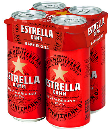 Picture of Estrella Damm 4x440ml Cans