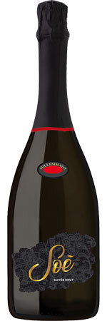 Soé Ribolla Gialla Chardonnay Spumante Brut NV, Veneto Sparkling Wine, Majestic Wine