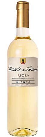 Majestic White Rioja Blanco Wine - Viura & Chardonnay Blend - Peach & Citrus Notes