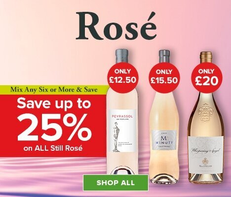 Save up to 25% on ALL still Rosé Wine