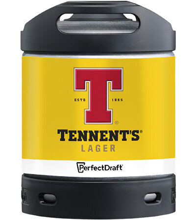 PerfectDraft Tennent's Lager 6L Keg Draft, Majestic Wine