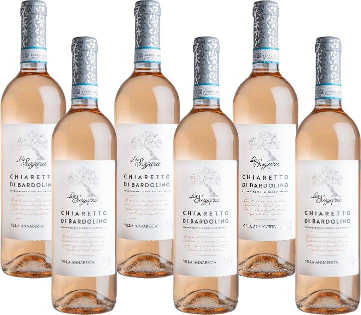 Picture of Clearance La Sogara Chiaretto Di Bardolino 6 Bottle Rose Wine Case - Only £6 per bottle