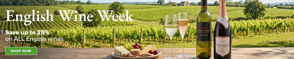 Save up to 25% on all English Wine