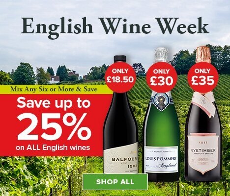 Save up to 25% on all English Wine